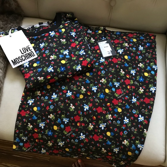 Love Moschino floral print pencil skirt - Picture 7 of 8